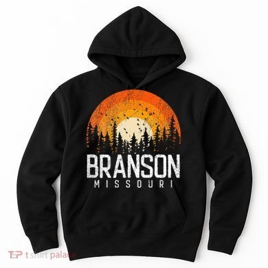 Branson Missouri Mo Retro Vintage 70s 80s 90s Hoodie
