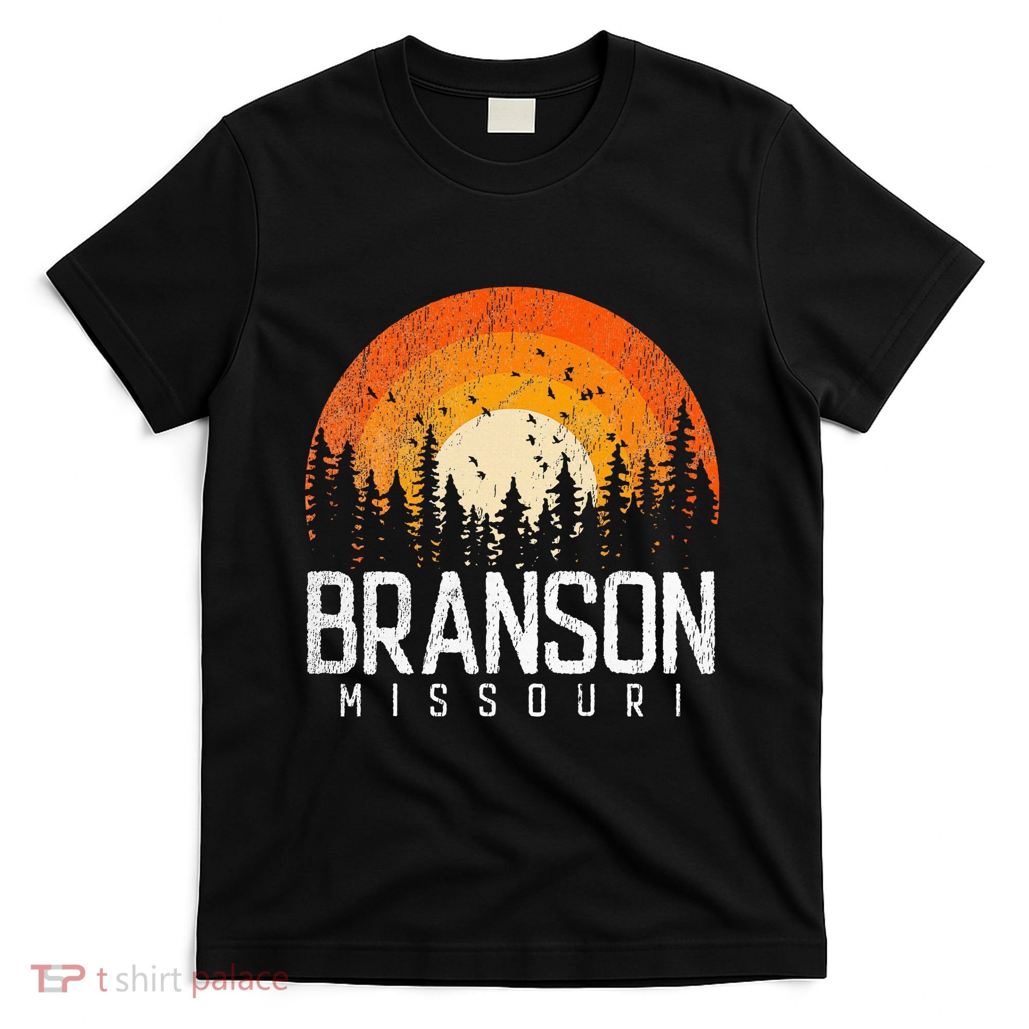 Branson Missouri Mo Retro Vintage 70s 80s 90s T-Shirt