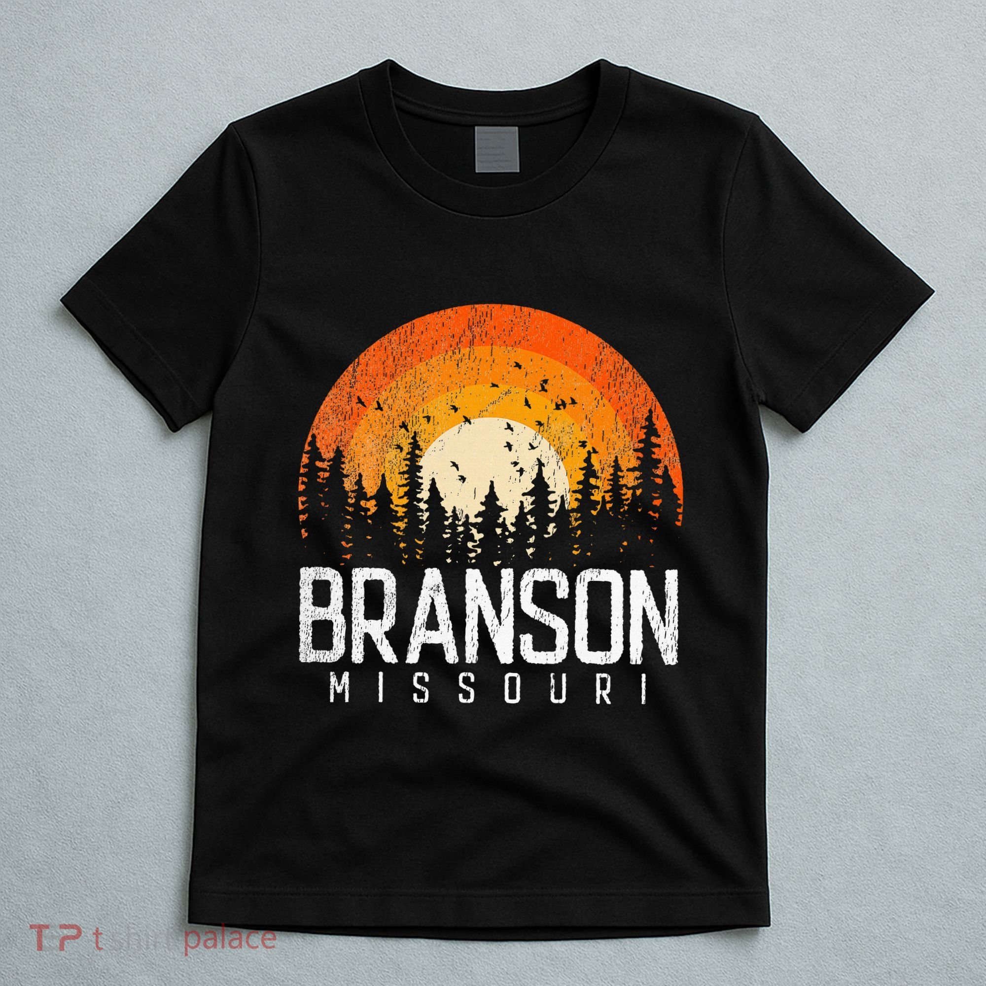 Branson Missouri Mo Retro Vintage 70s 80s 90s T-Shirt