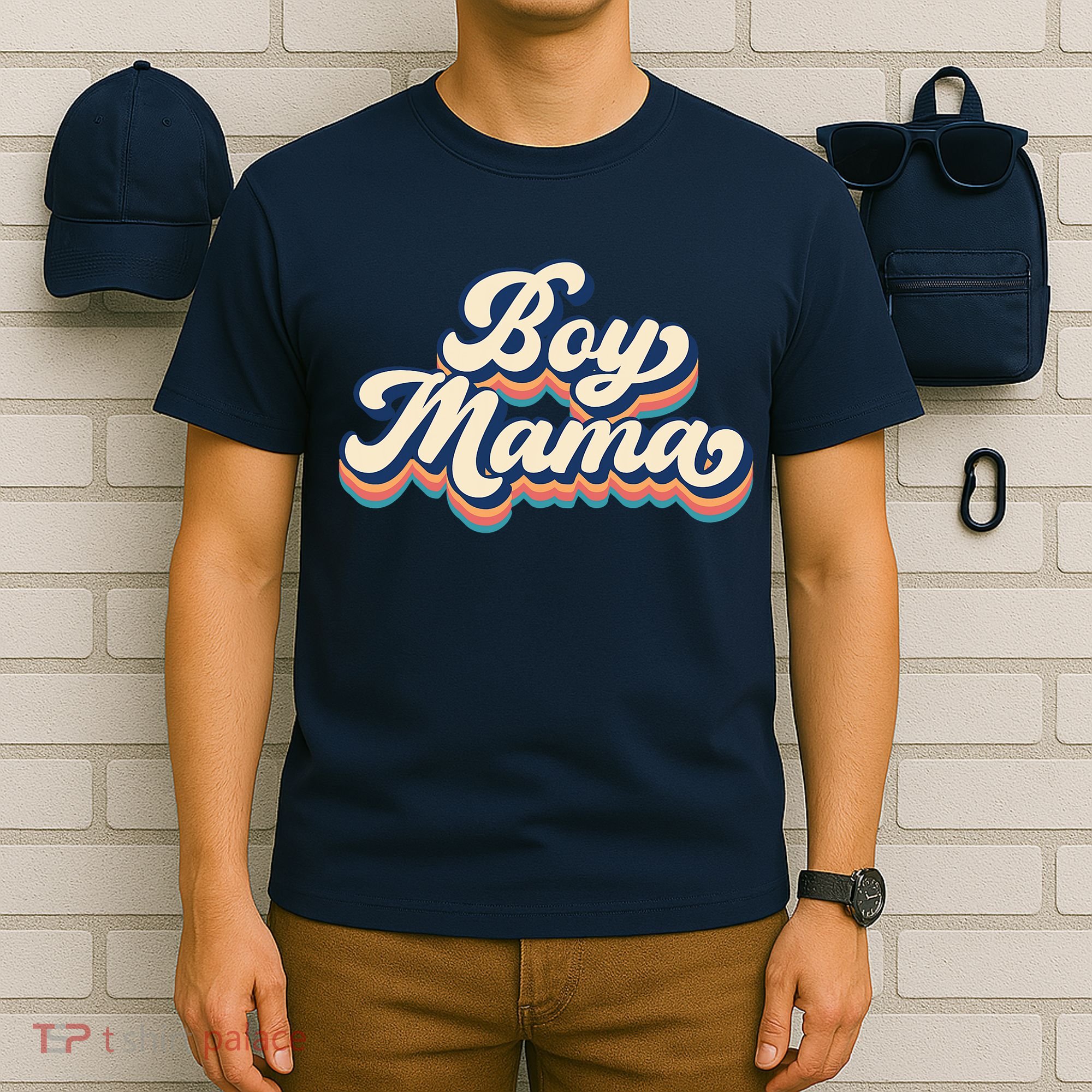 Boy Mama Ma Mommy Mom Bruh T-Shirt