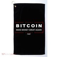 Bitcoin Make Money Great Again Golf Towel thumb 0