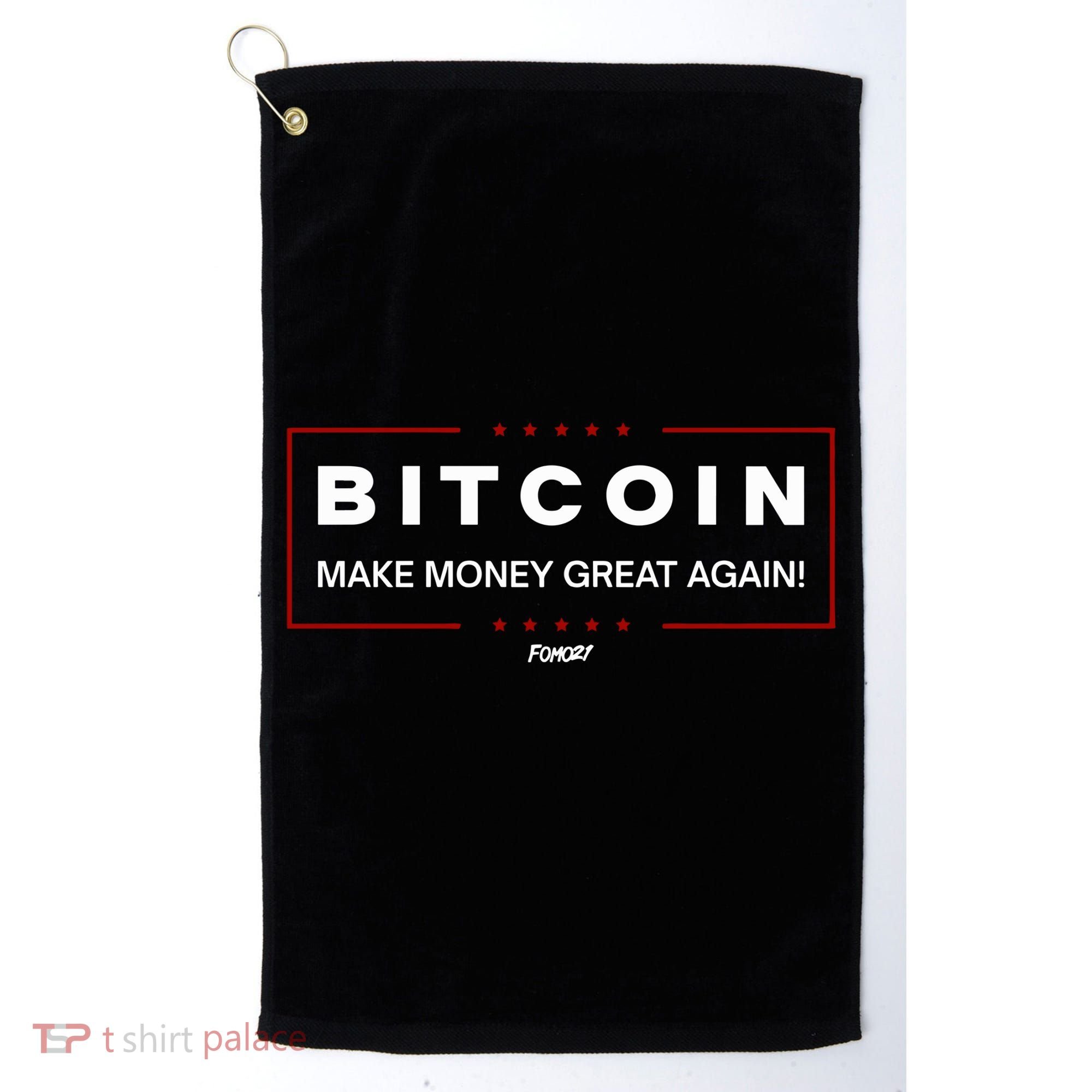 Bitcoin Make Money Great Again Golf Towel