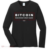 Bitcoin Make Money Great Again Women's Long Sleeve Shirt thumb 0