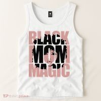 Black Mom Magic Black History Month Black Proud Tank Top thumb 2