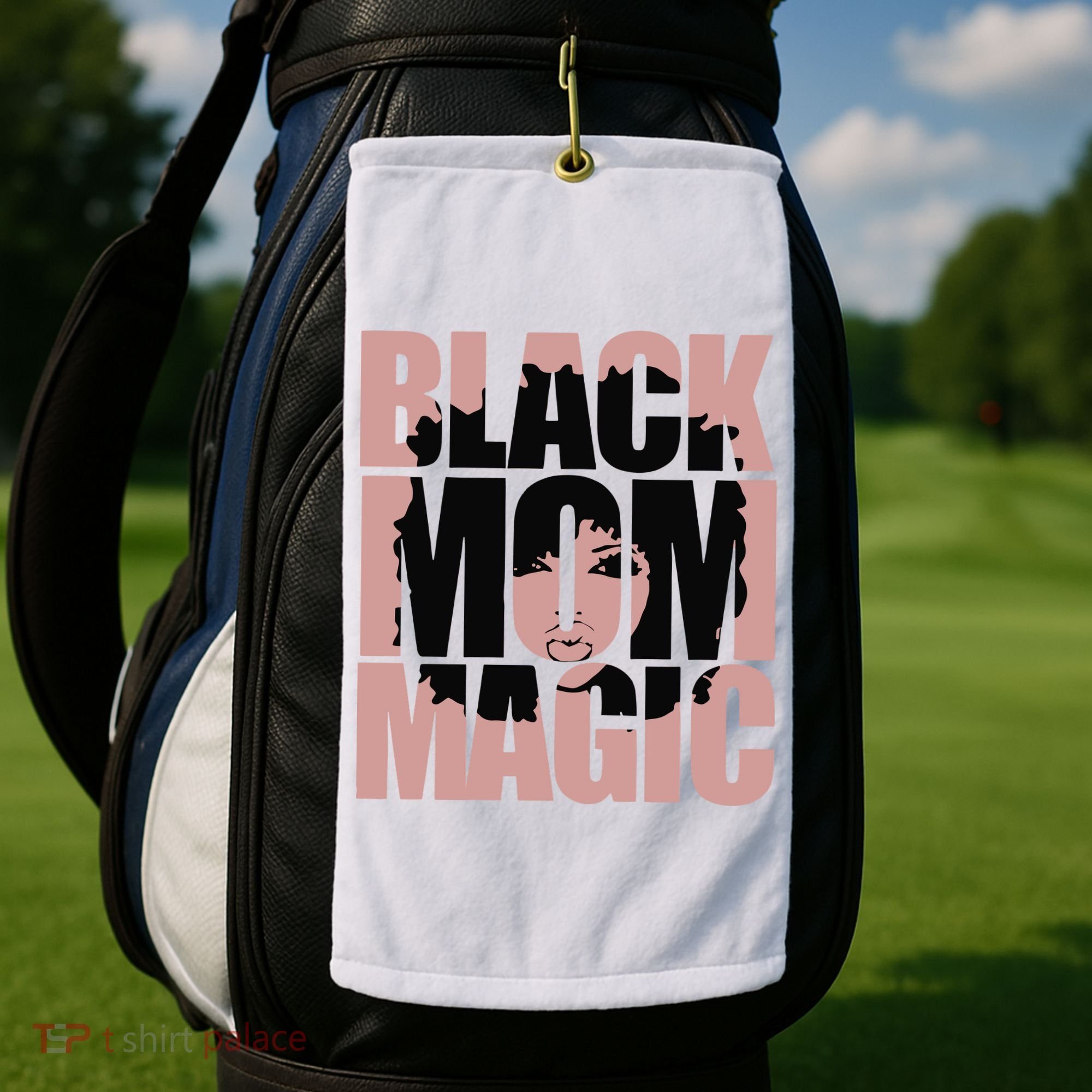 Black Mom Magic Black History Month Black Proud Golf Towel