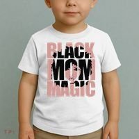 Black Mom Magic Black History Month Black Proud Toddler T-Shirt thumb 2