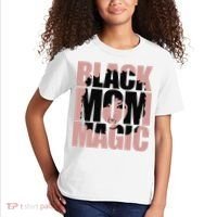 Black Mom Magic Black History Month Black Proud Kids T-Shirt thumb 2