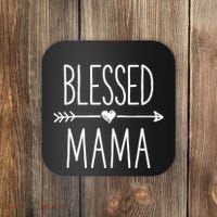 Blessed Mama Mother Moms Mommy Grandma Coaster thumb 0