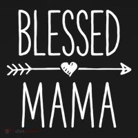 Blessed Mama Mother Moms Mommy Grandma Women's Hoodie thumb 2