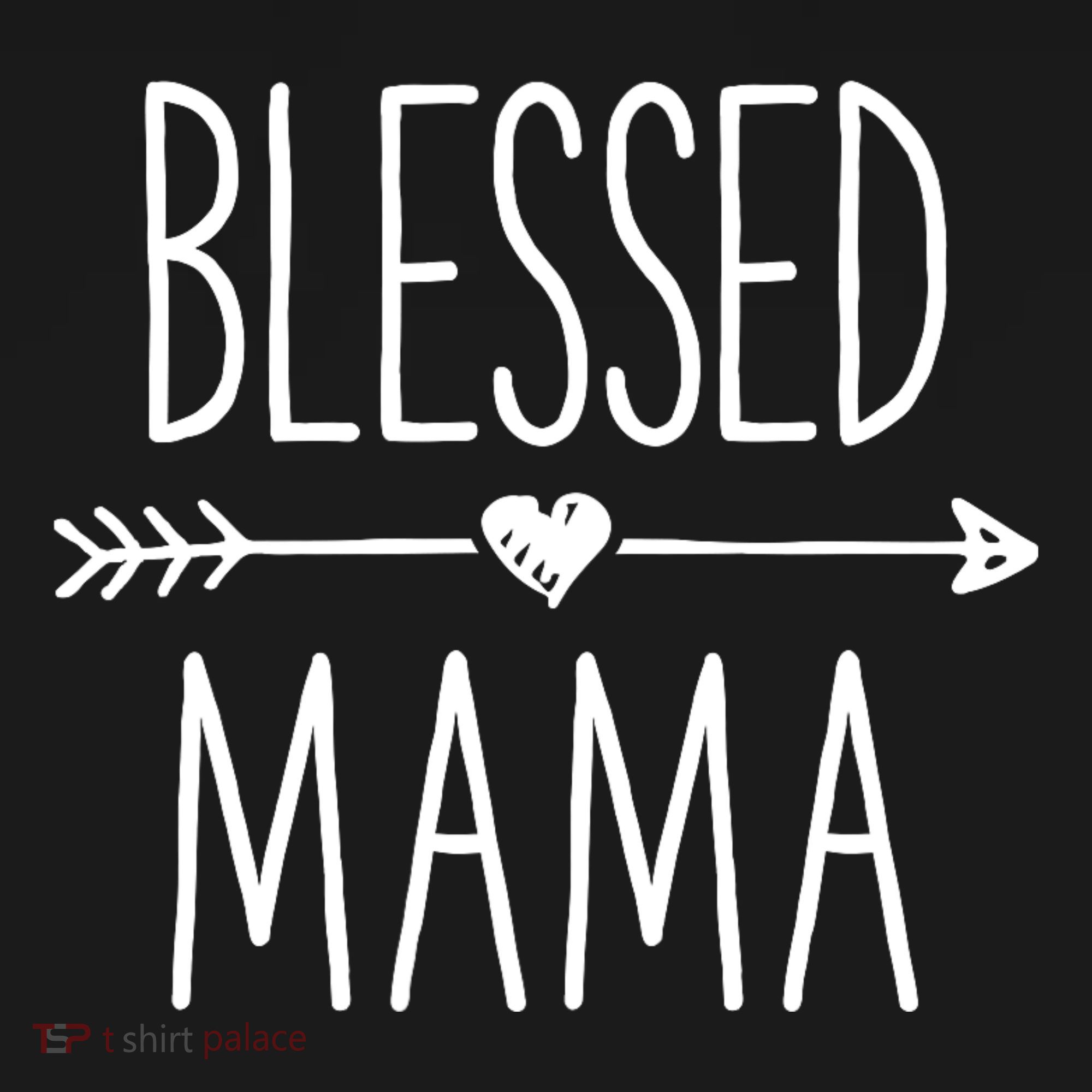 Blessed Mama Mother Moms Mommy Grandma Women's Hoodie