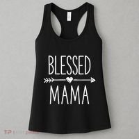 Blessed Mama Mother Moms Mommy Grandma Women's Tank Top thumb 3