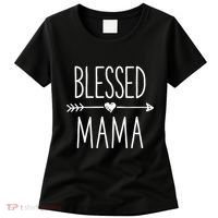 Blessed Mama Mother Moms Mommy Grandma Women's T-Shirt thumb 0