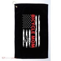 Biking Mom Mother Cycling Mountain Biking Cyclist Bicycle Gift Golf Towel thumb 0