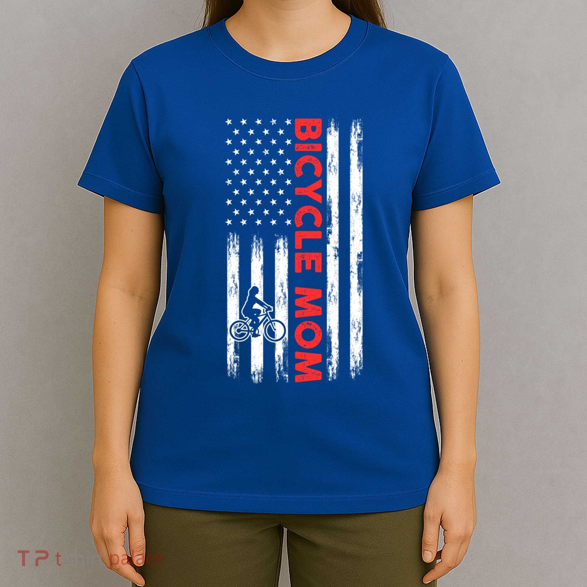 Biking Mom Mother Cycling Mountain Biking Cyclist Bicycle Gift T-Shirt