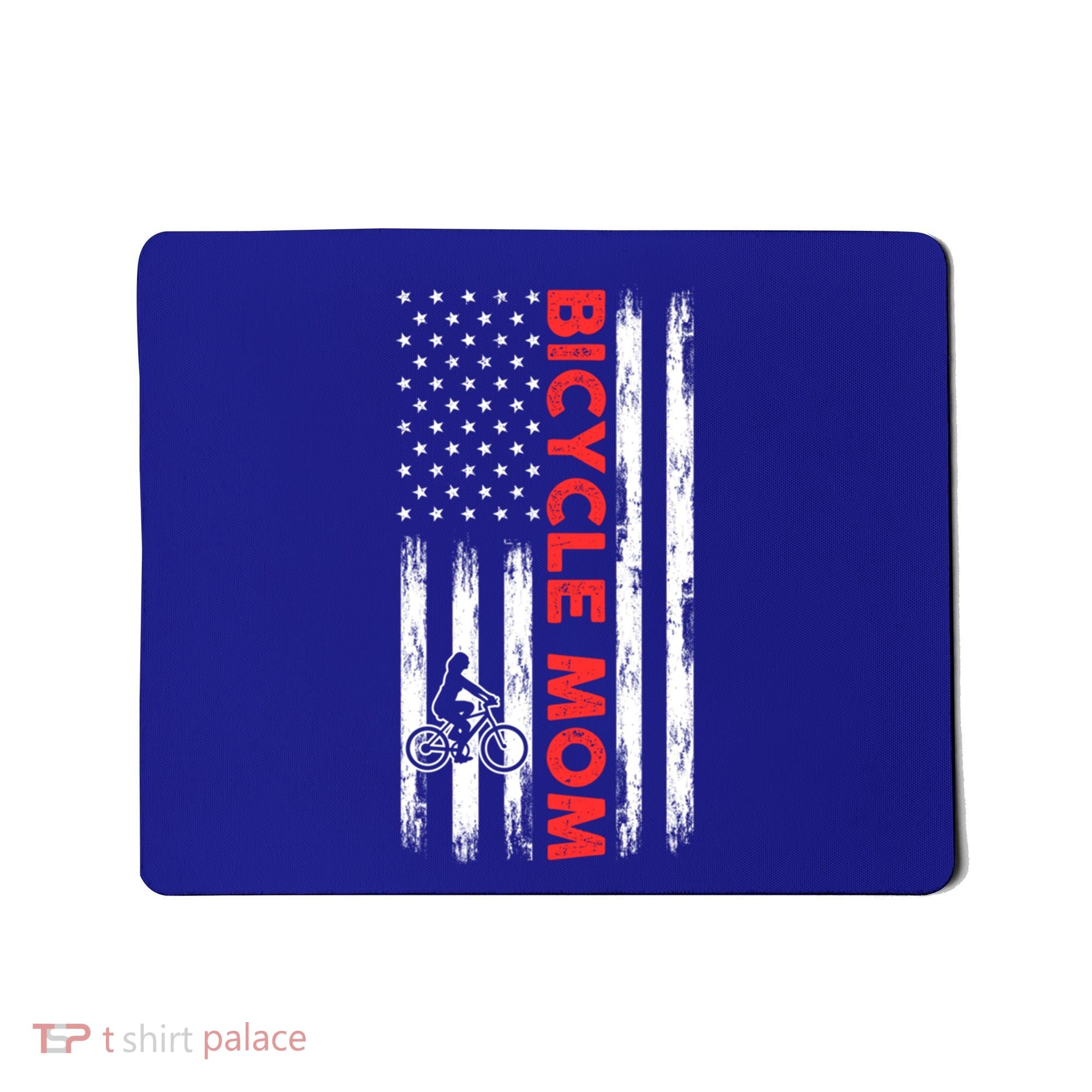 Biking Mom Mother Cycling Mountain Biking Cyclist Bicycle Gift Mousepad