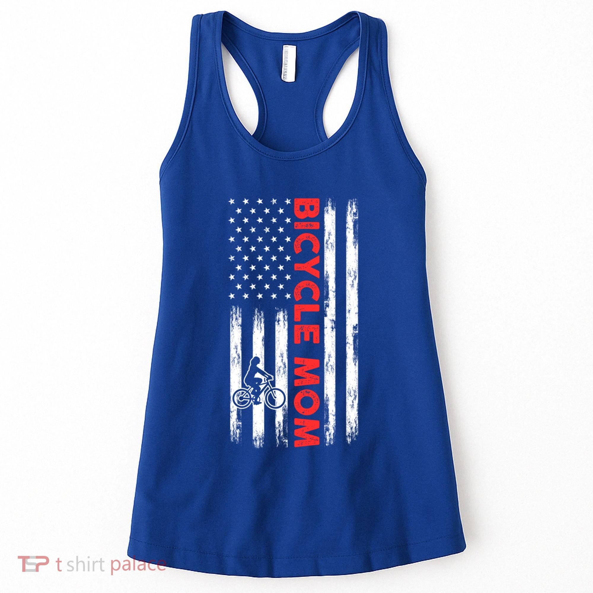 Biking Mom Mother Cycling Mountain Biking Cyclist Bicycle Gift Women's Tank Top