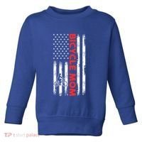 Biking Mom Mother Cycling Mountain Biking Cyclist Bicycle Gift Toddler Sweatshirt thumb 0
