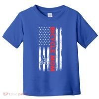 Biking Mom Mother Cycling Mountain Biking Cyclist Bicycle Gift Toddler T-Shirt thumb 0