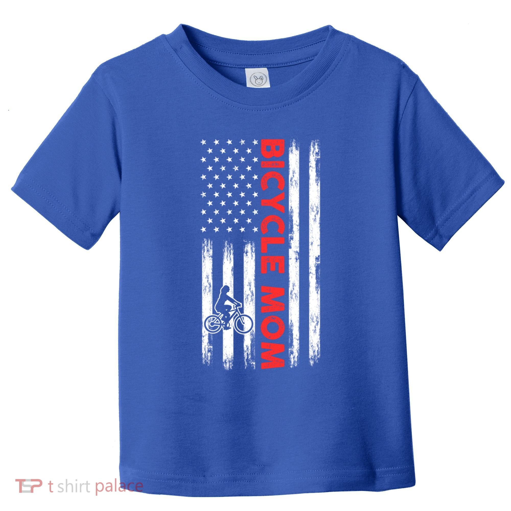 Biking Mom Mother Cycling Mountain Biking Cyclist Bicycle Gift Toddler T-Shirt