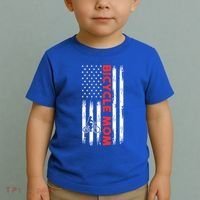 Biking Mom Mother Cycling Mountain Biking Cyclist Bicycle Gift Toddler T-Shirt thumb 2
