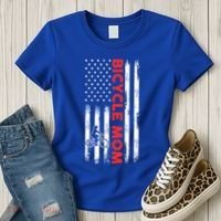 Biking Mom Mother Cycling Mountain Biking Cyclist Bicycle Gift Women's T-Shirt thumb 3