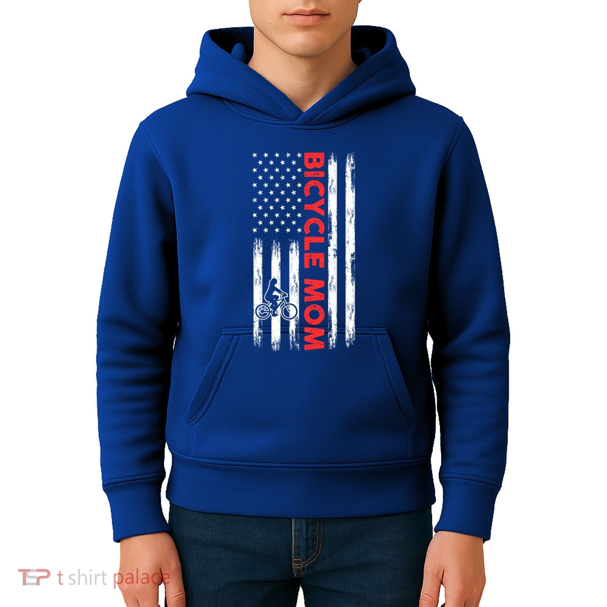 Biking Mom Mother Cycling Mountain Biking Cyclist Bicycle Gift Kids Hoodie
