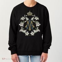 Blessed Mother Marian Catholic Symbol Women's Sweatshirt thumb 0