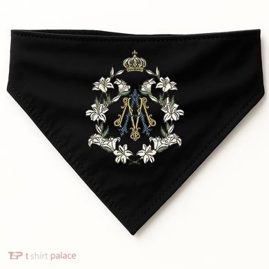 Blessed Mother Marian Catholic Symbol USA-Made Doggie Bandana