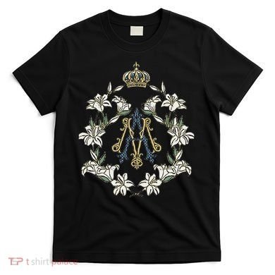 Blessed Mother Marian Catholic Symbol T-Shirt
