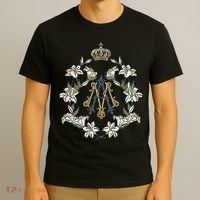 Blessed Mother Marian Catholic Symbol T-Shirt thumb 3