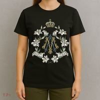 Blessed Mother Marian Catholic Symbol T-Shirt thumb 4