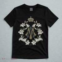 Blessed Mother Marian Catholic Symbol T-Shirt thumb 5