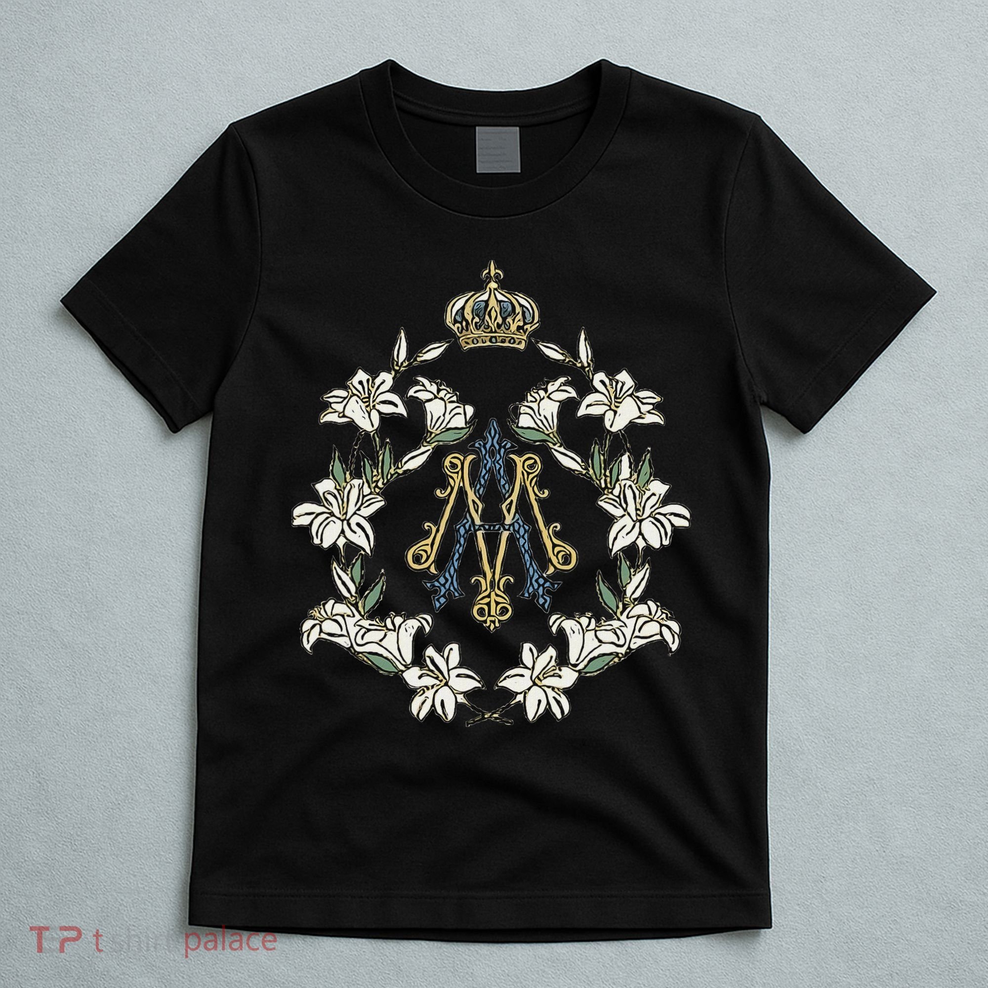 Blessed Mother Marian Catholic Symbol T-Shirt