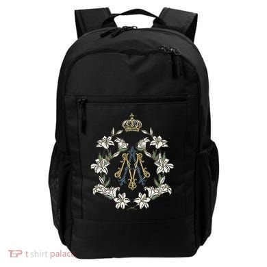 Blessed Mother Marian Catholic Symbol Backpack