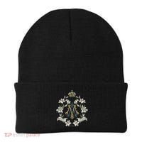 Blessed Mother Marian Catholic Symbol Beanie thumb 0