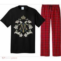 Blessed Mother Marian Catholic Symbol Pajama Set thumb 0