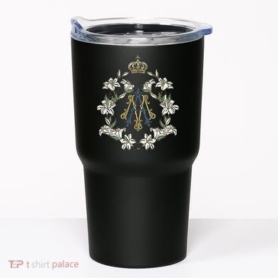 Blessed Mother Marian Catholic Symbol Tumbler