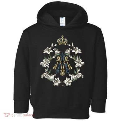 Blessed Mother Marian Catholic Symbol Toddler Hoodie