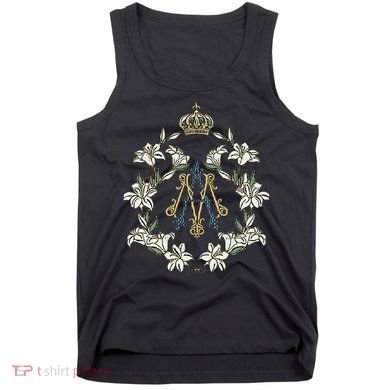 Blessed Mother Marian Catholic Symbol Tank Top