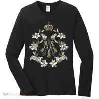 Blessed Mother Marian Catholic Symbol Women's Long Sleeve Shirt thumb 0