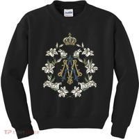 Blessed Mother Marian Catholic Symbol Kids Sweatshirt thumb 0