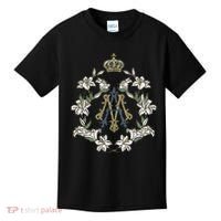 Blessed Mother Marian Catholic Symbol Kids T-Shirt thumb 0