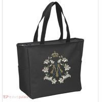 Blessed Mother Marian Catholic Symbol Tote Bag thumb 2