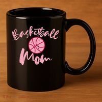 Basketball Mom Mothers Day Sports 11oz C Handle Ceramic Mug thumb 3