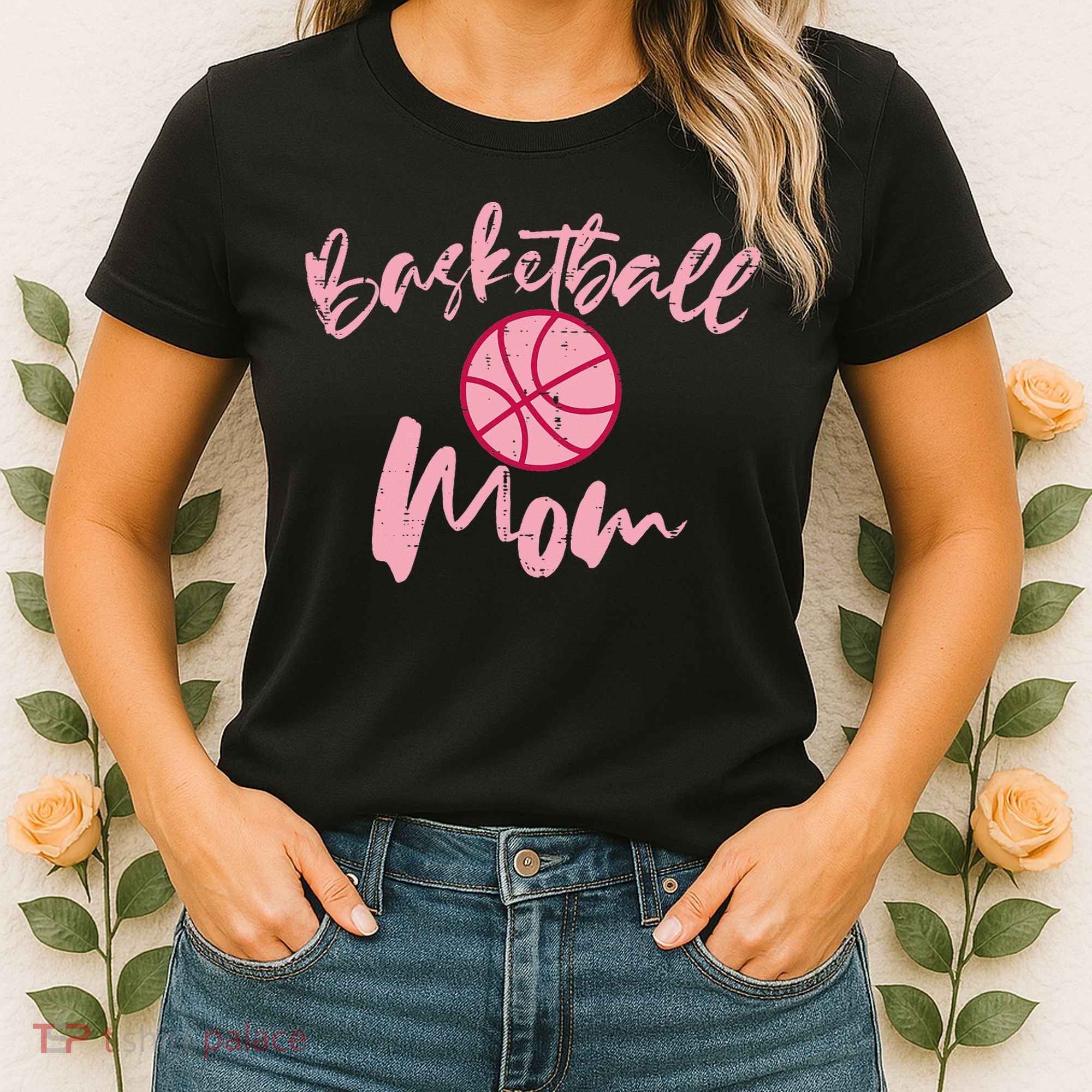 Basketball Mom Mothers Day Sports Women's T-Shirt