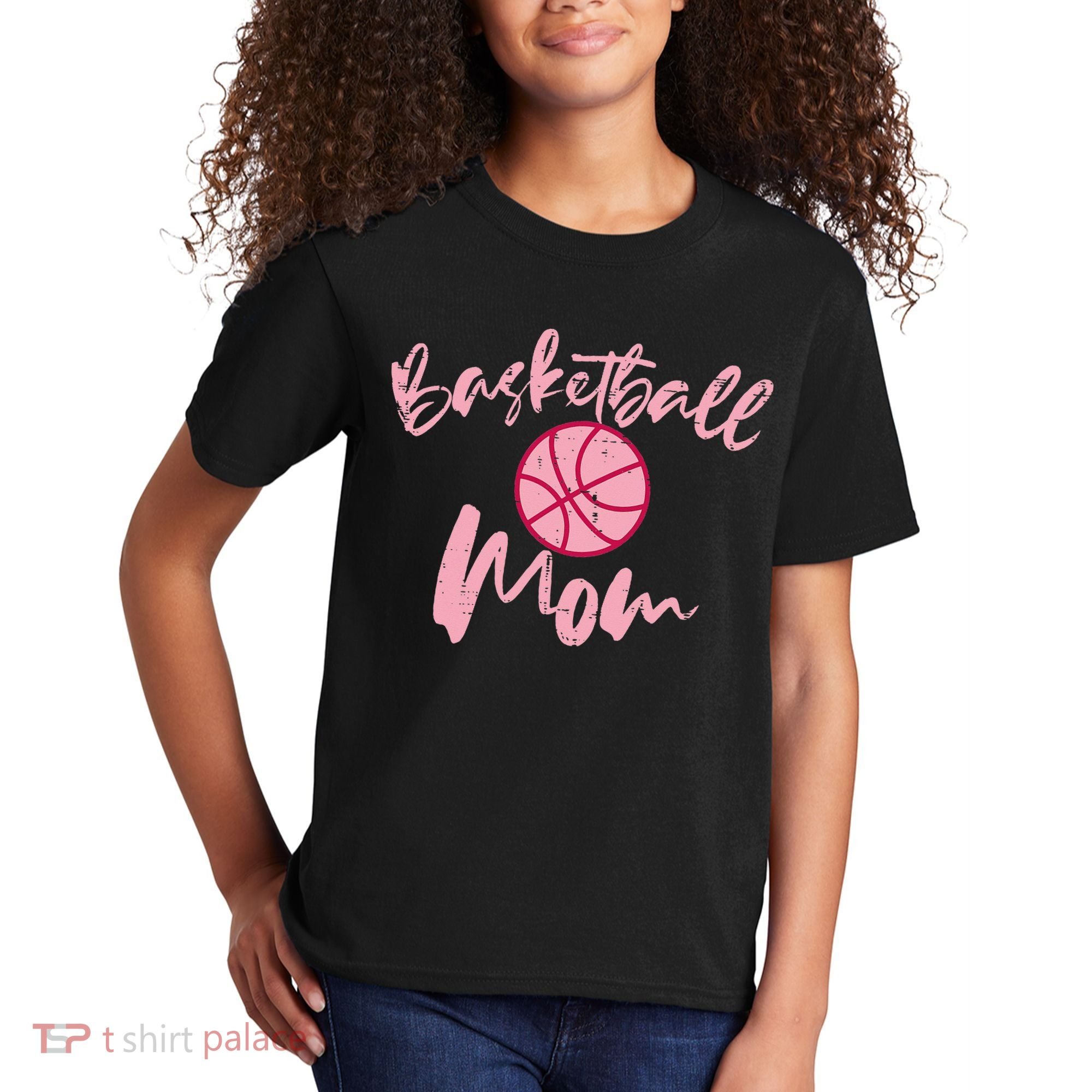 Basketball Mom Mothers Day Sports Kids T-Shirt