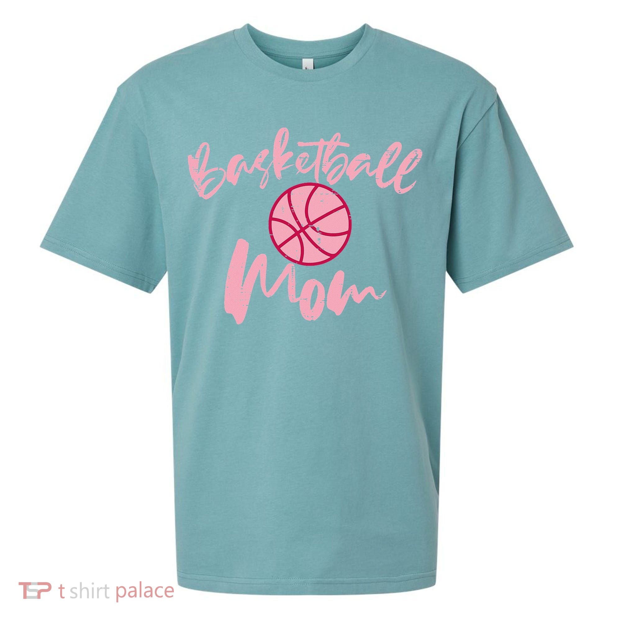 Basketball Mom Mothers Day Sports Sueded Cloud Jersey T-Shirt