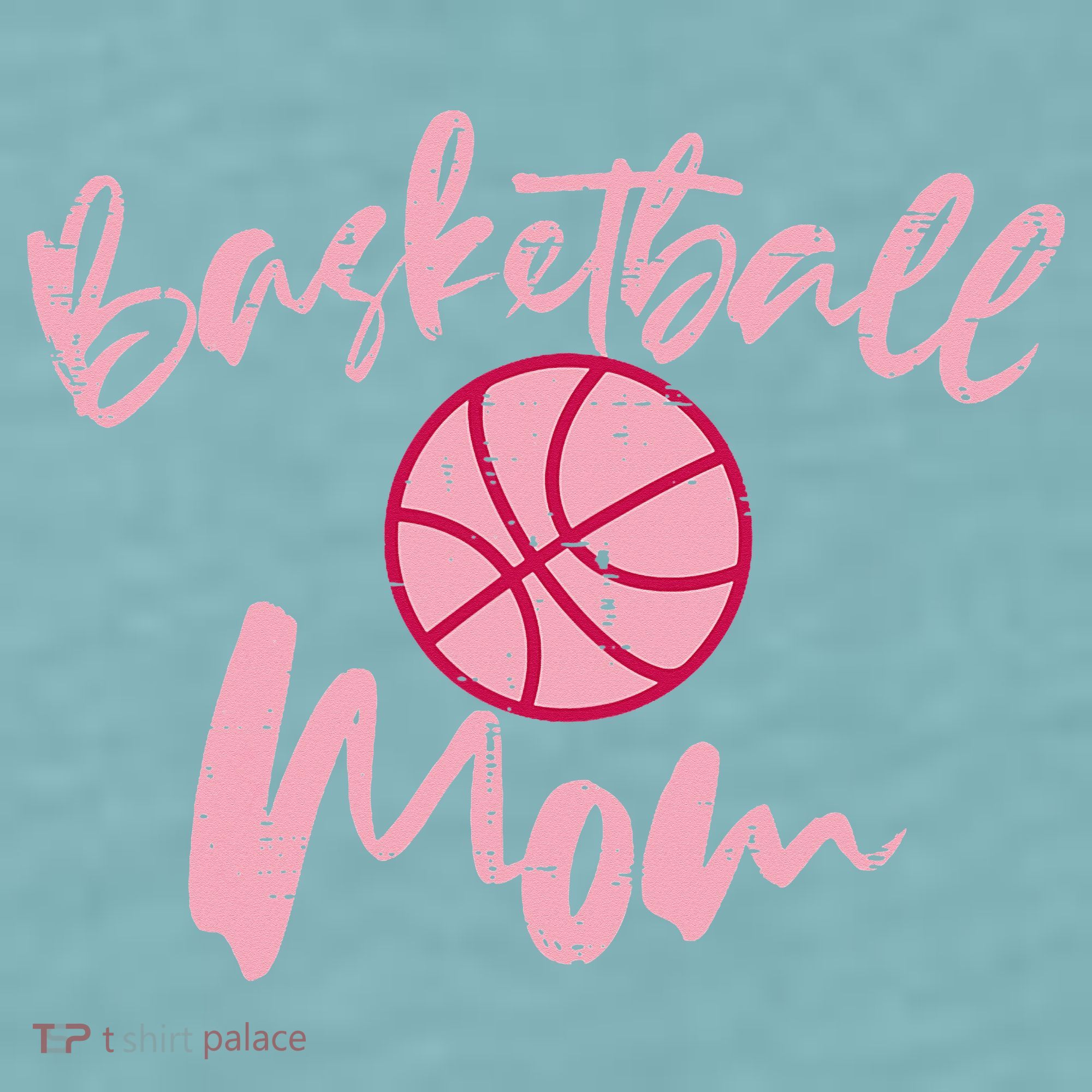Basketball Mom Mothers Day Sports Sueded Cloud Jersey T-Shirt