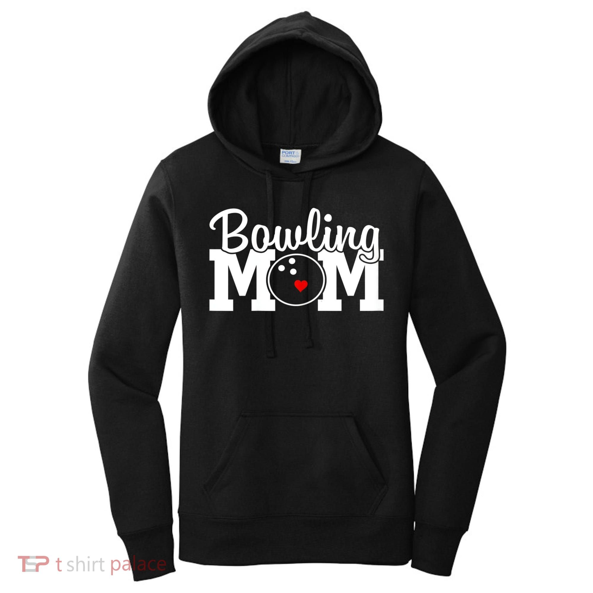 Bowling Mom Mothers Day Birthday Party For Women's Players Women's Hoodie