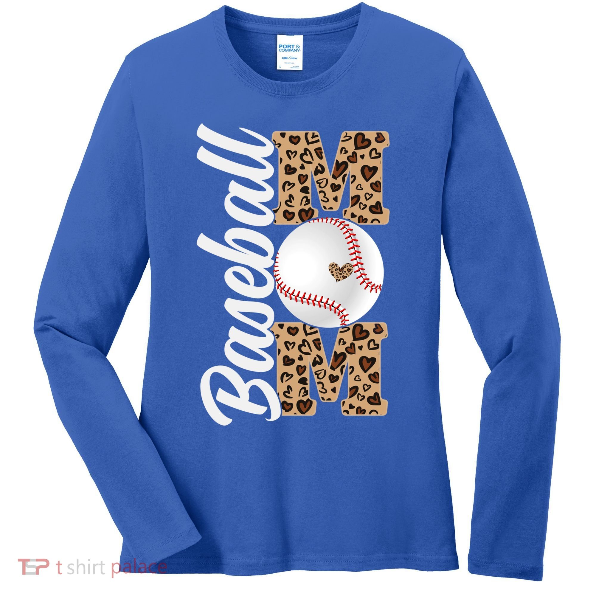 Baseball Mom Mother’S Day Baseball Sport Lover Gift Women's Long Sleeve Shirt